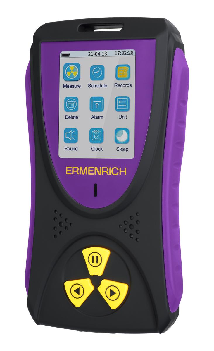 Détecteur de radiations Ermenrich Ping RD50, violet