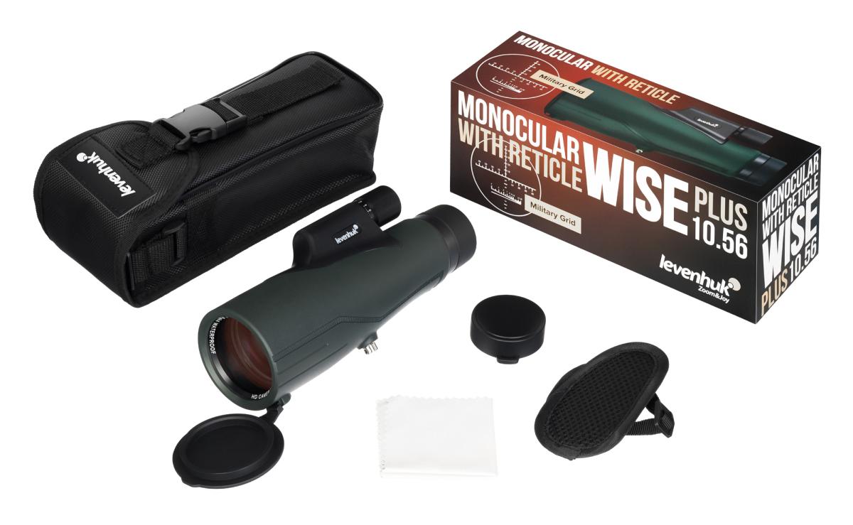 Monoculaire Levenhuk Wise PLUS 10x56 avec réticule