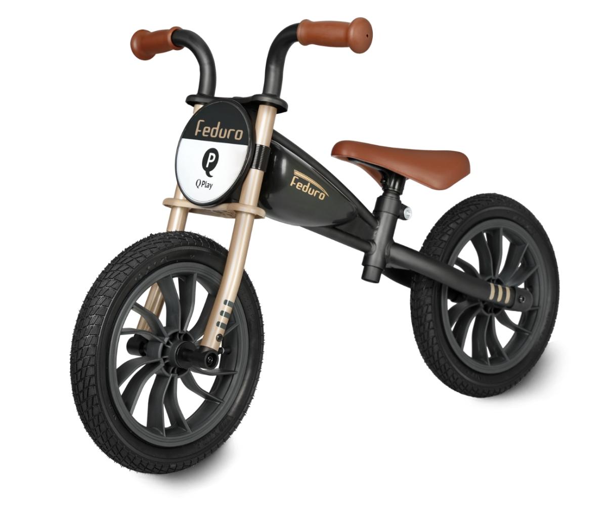 Draisienne Qplay Feduro Noir-Doré