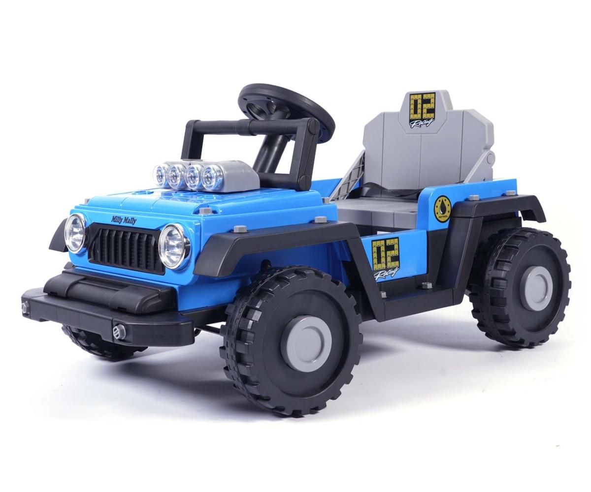 Voiture électrique Prime 2-en-1 Bleue