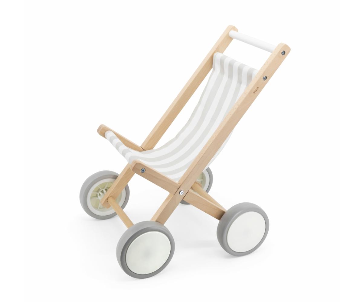 Poussette pour poupée grise Viga