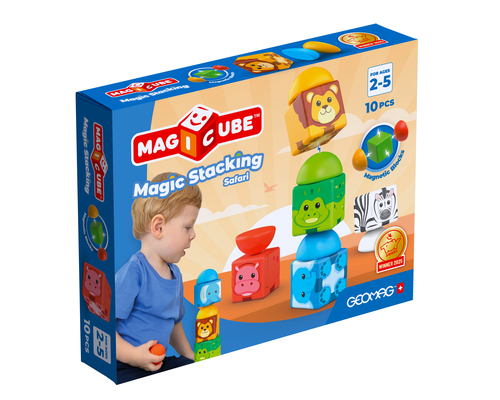 Geomag MagiCube blocks empilables Safari - 10 pieces