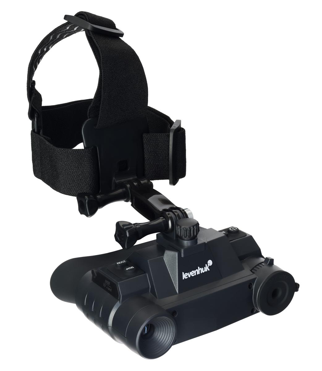 Jumelles de vision nocturne numériques de casque Levenhuk Halo NVB10