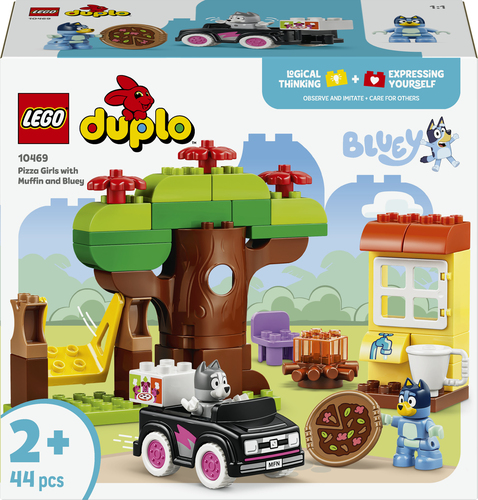 10469 Les livreuses de pizza avec Muffin et Bluey DUPLO Bluey