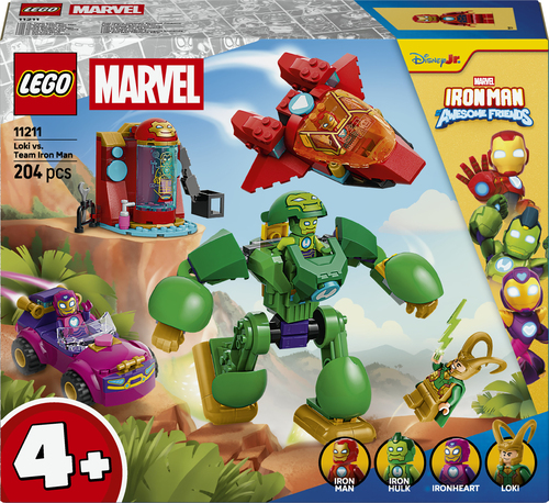 11211 Loki contre la Team Iron Man 4plus Kids Gloves 20