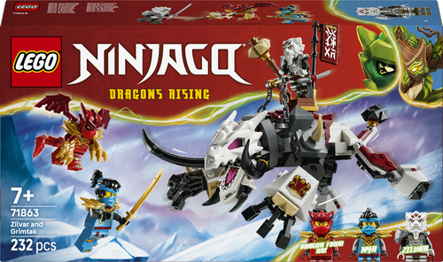 71863 Zilvar et Grimtak la bête draconique LEGO® NINJAGO®