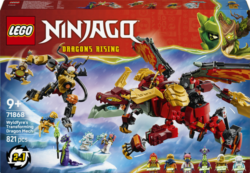 71868 Le robot dragon transformable de Braséra LEGO® NINJAGO®