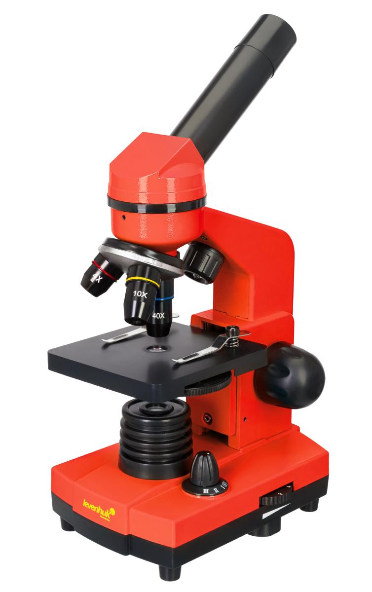 Microscope Levenhuk Rainbow 2L Orange (EN)