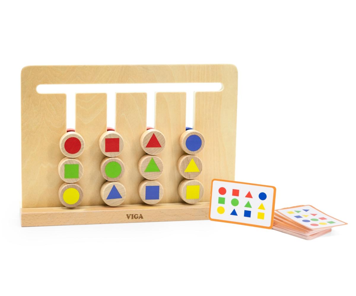 Jeu d'association couleurs et formes Viga 44707