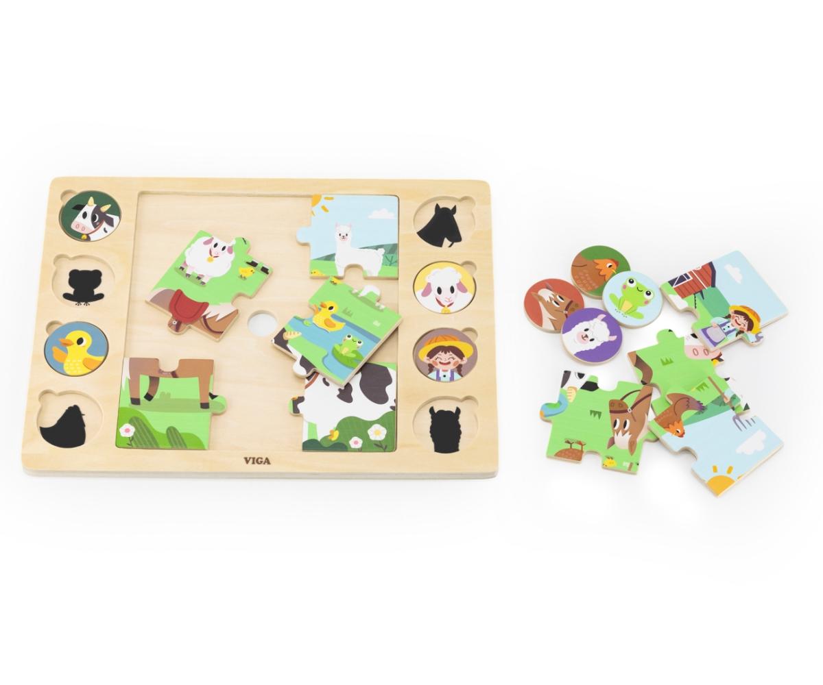 Puzzle chercher et assortir Viga 44741