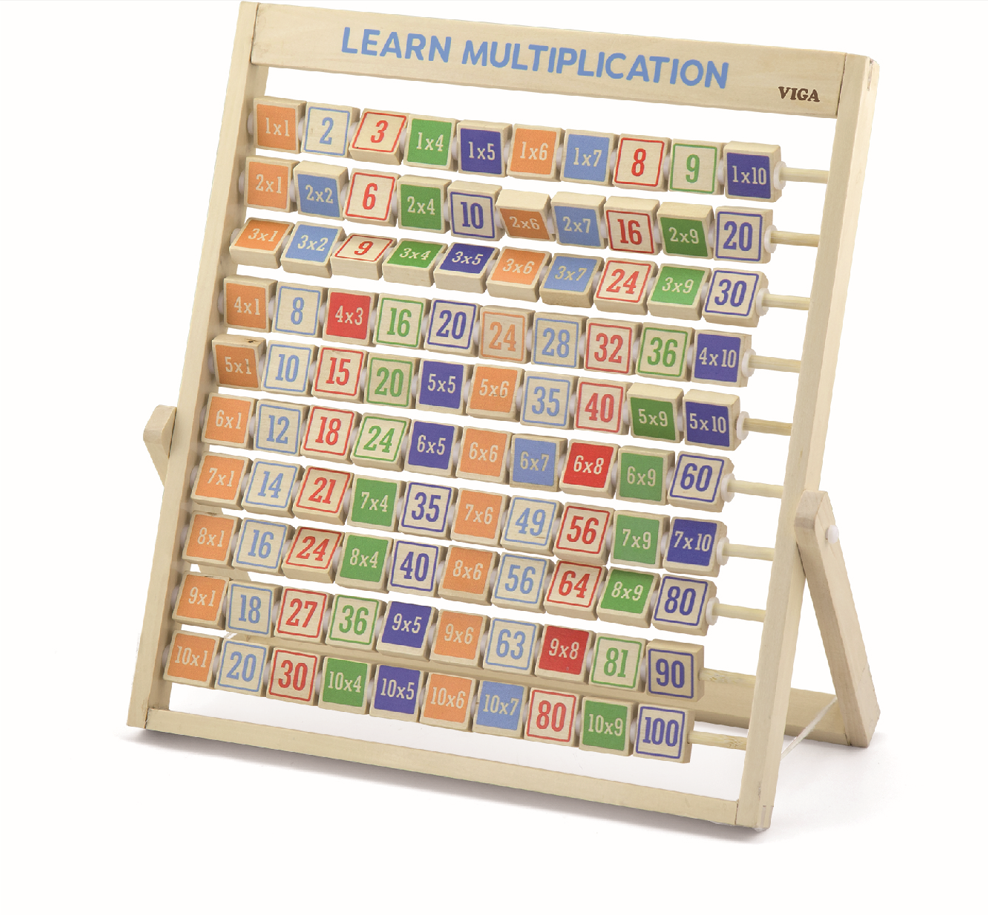 Jeu éducatif Viga 50036 - Apprentissage des multiplications