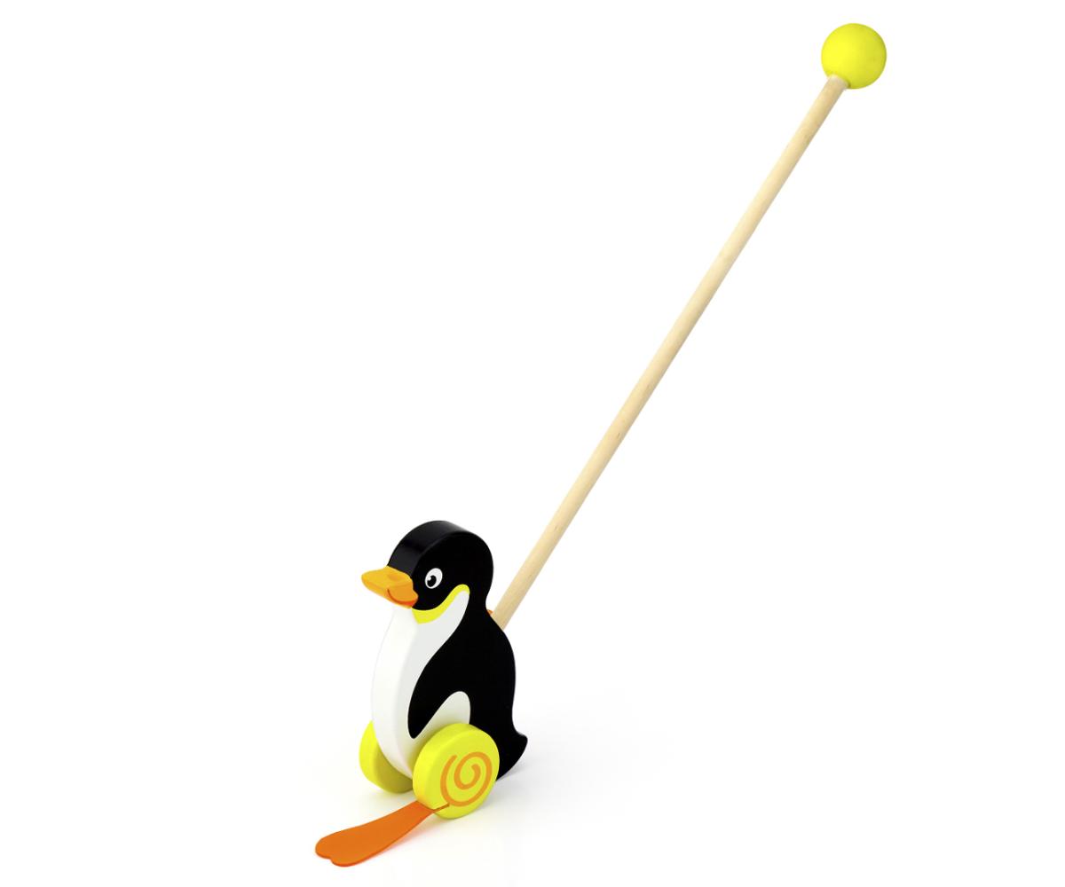 Jouet à pousser pingouin Viga 50962