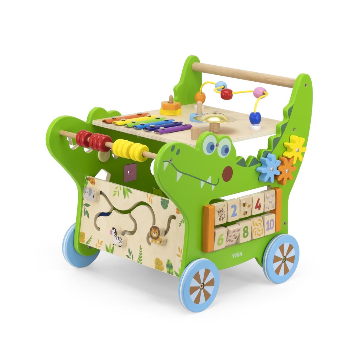Trotteur d'activités Viga 44681 - Crocodile