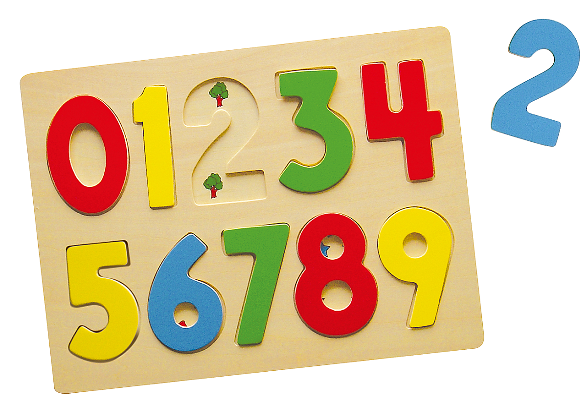 Puzzle 123 Viga multicolore 58545
