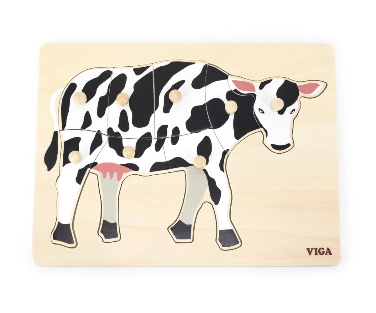 Puzzle Montessori Viga 44608 Vache