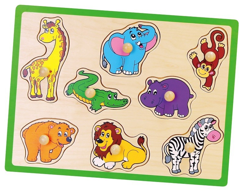 Puzzle plat Viga 50019 - Animaux sauvages