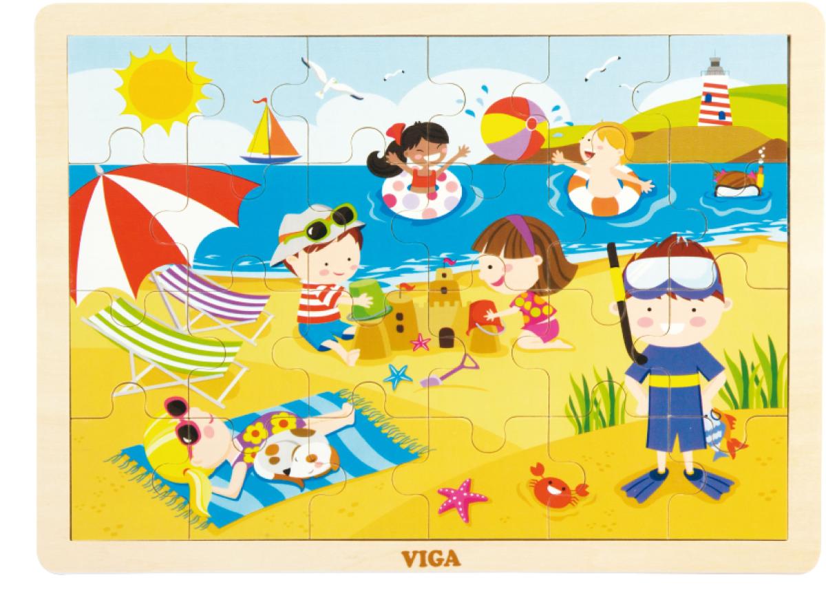 Puzzle des saisons Viga 51270 - Été