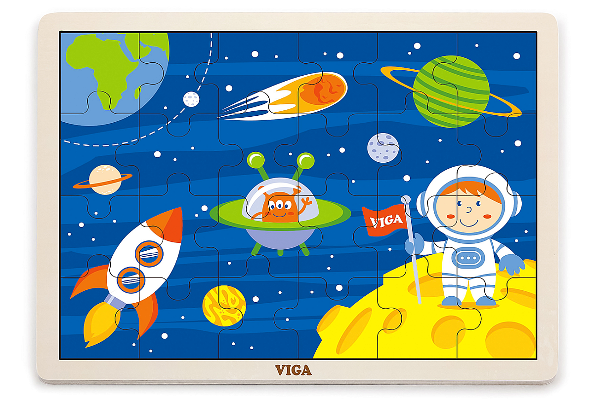 Puzzle 24 pièces Viga 51461 - Espace