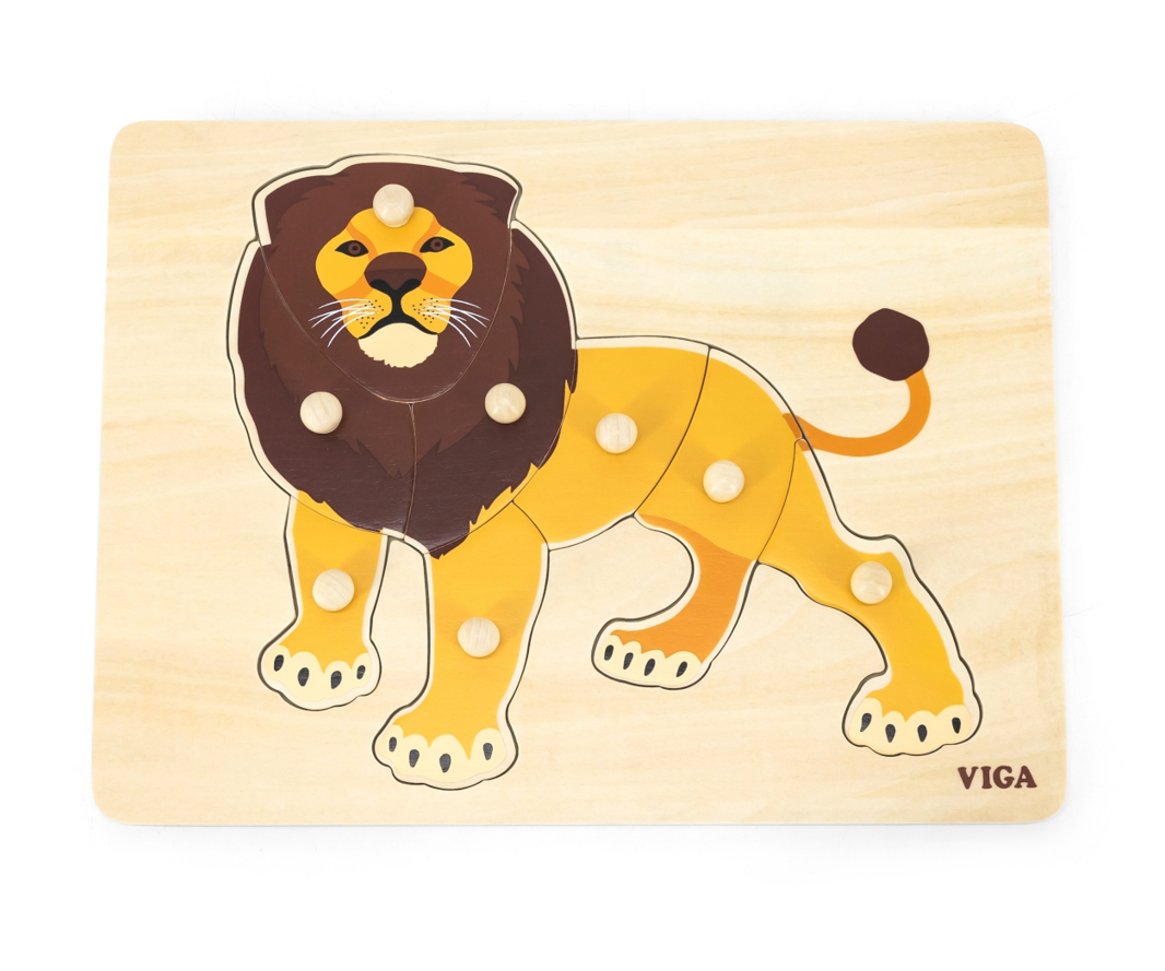 Puzzle Montessori Viga 44602 Lion