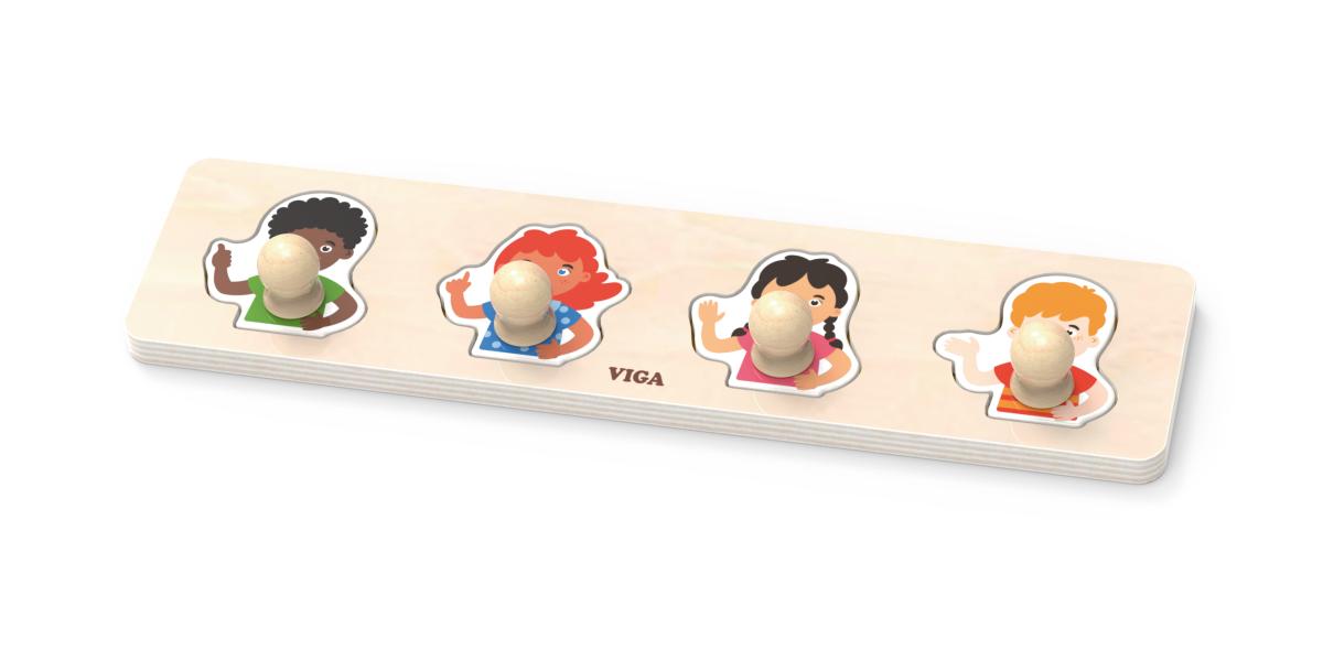 Puzzle plat Viga 44536 - Différences de peau