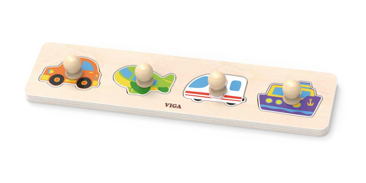 Puzzle plat Viga 44534 - Transports