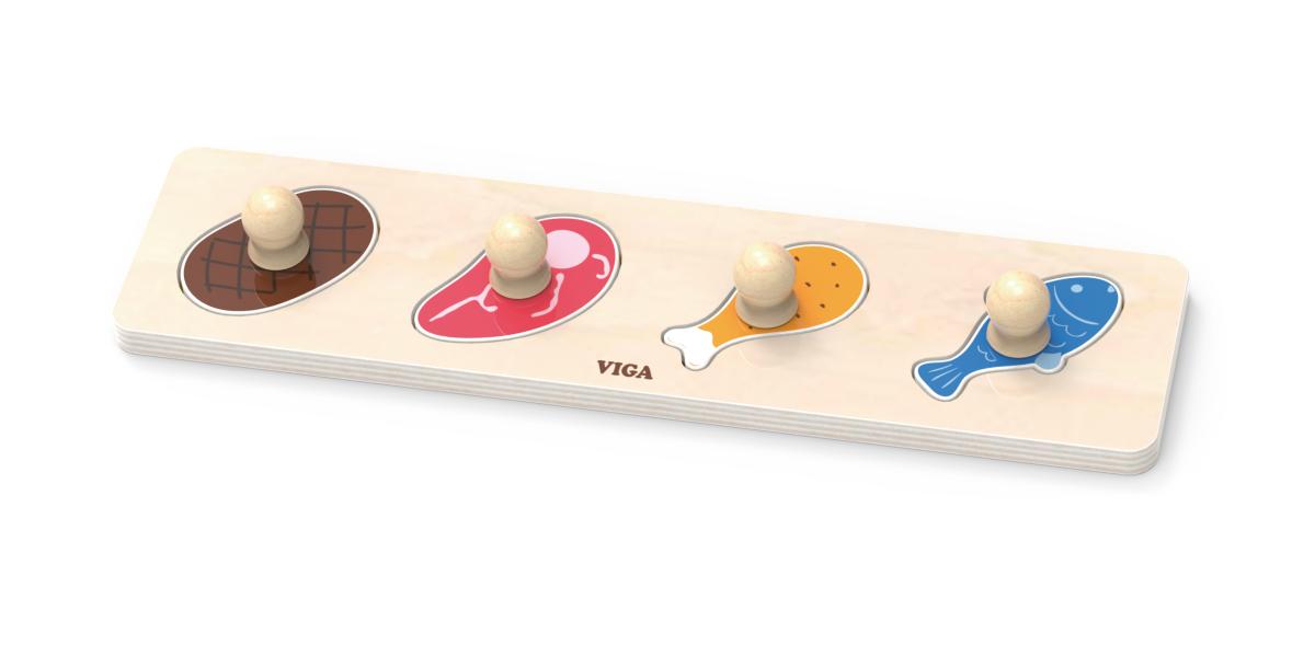 Puzzle plat Viga 44533 - Viande et Poisson