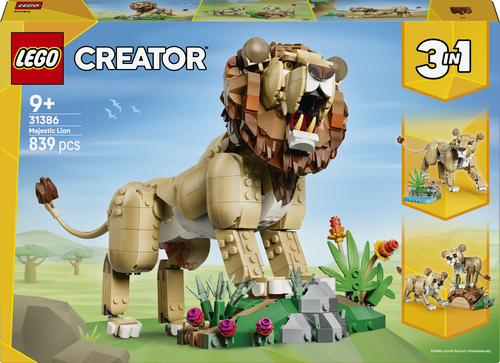 31386 Animaux sauvages : le lion majestueux LEGO® Creator