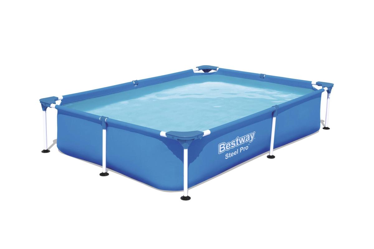 Piscine hors sol rectangulaire Bestway 56401 Steel Pro 2.21m x 1.50m x 43cm