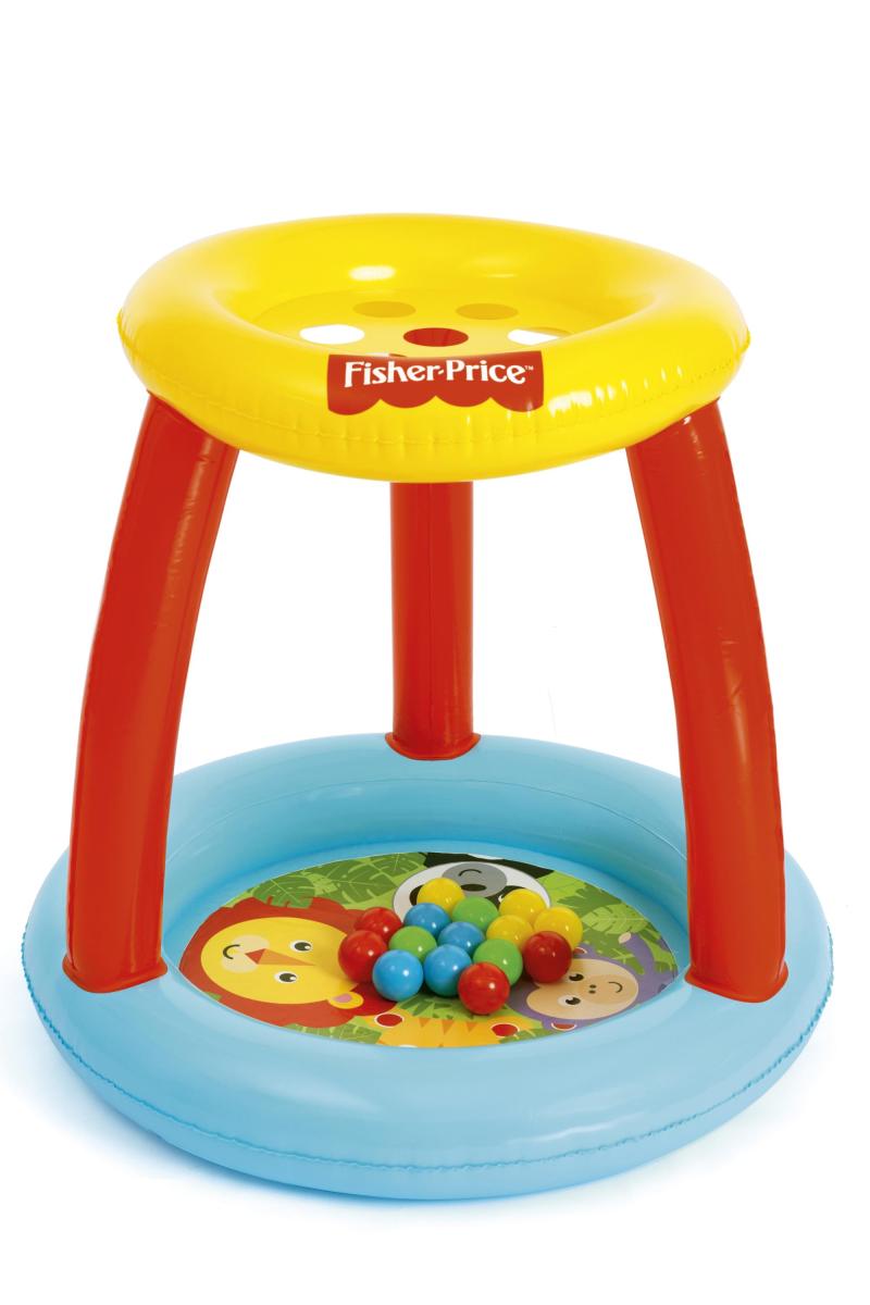 Aire de jeux à balles Bestway 93541 Fisher-Price Amis animaux 89cm x 89cm x 84cm