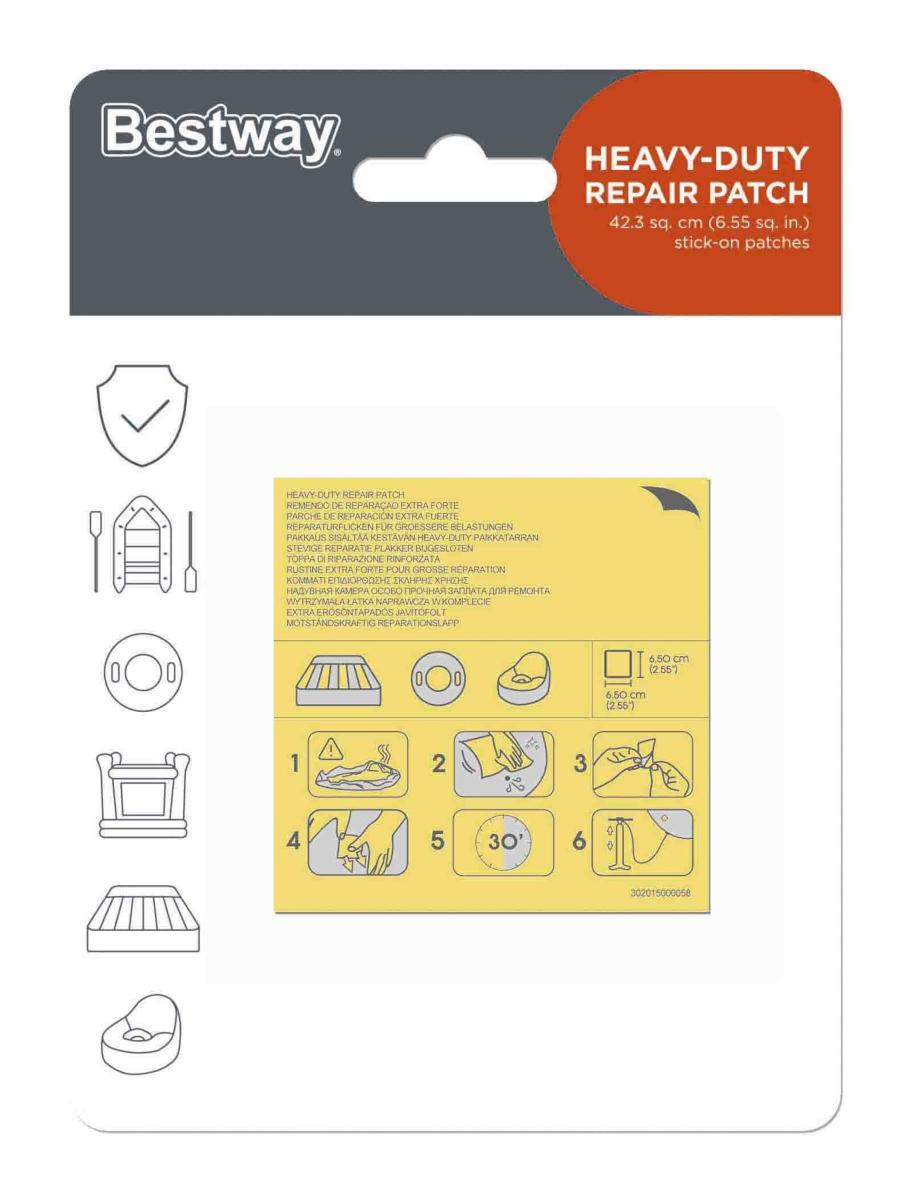 Patch de réparation Bestway 62068 haute résistance