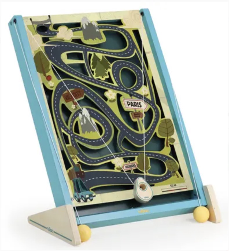 Jeu a ficelles - Labyrinthe a plateau interchangeables