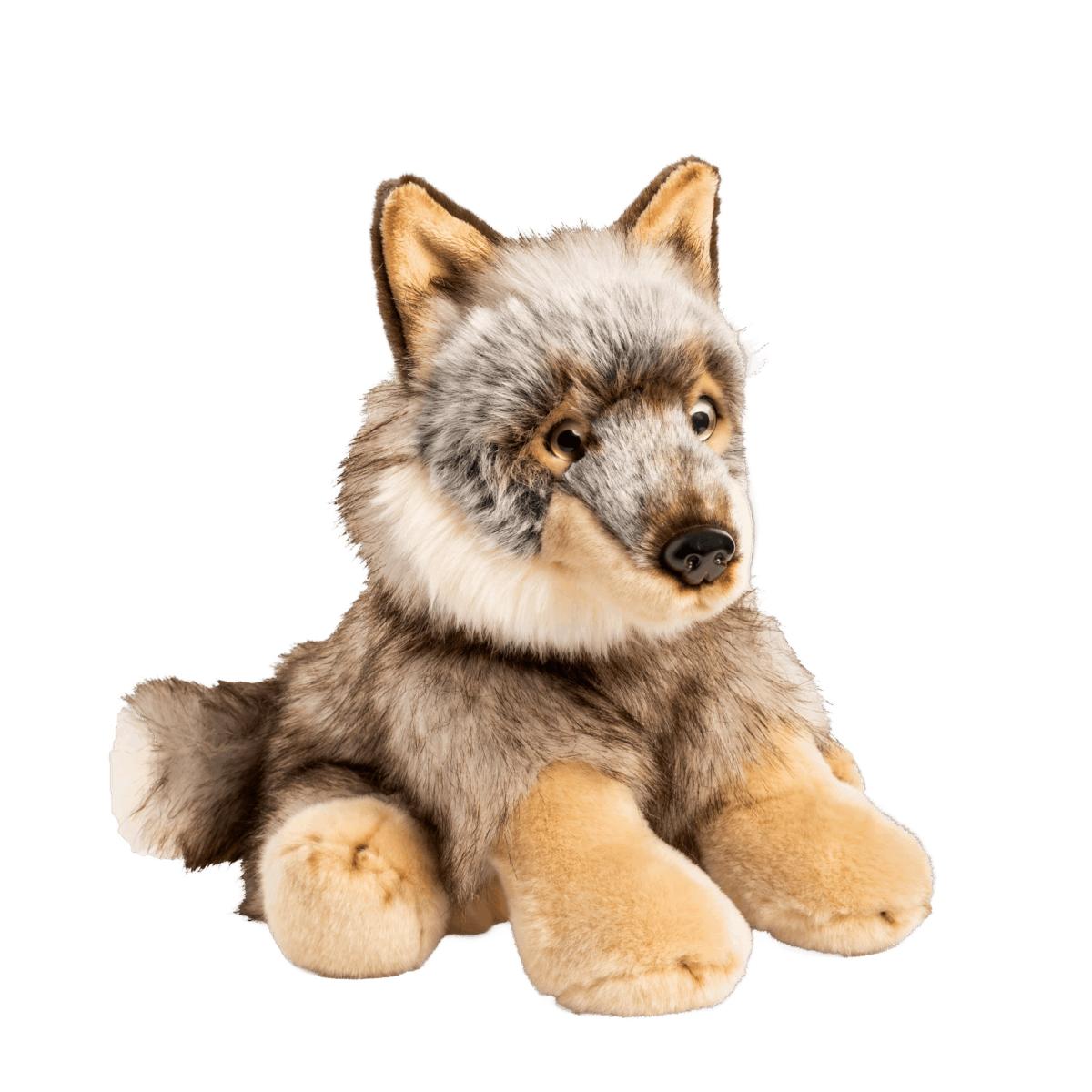 Peluche de Loup assis 30 cm