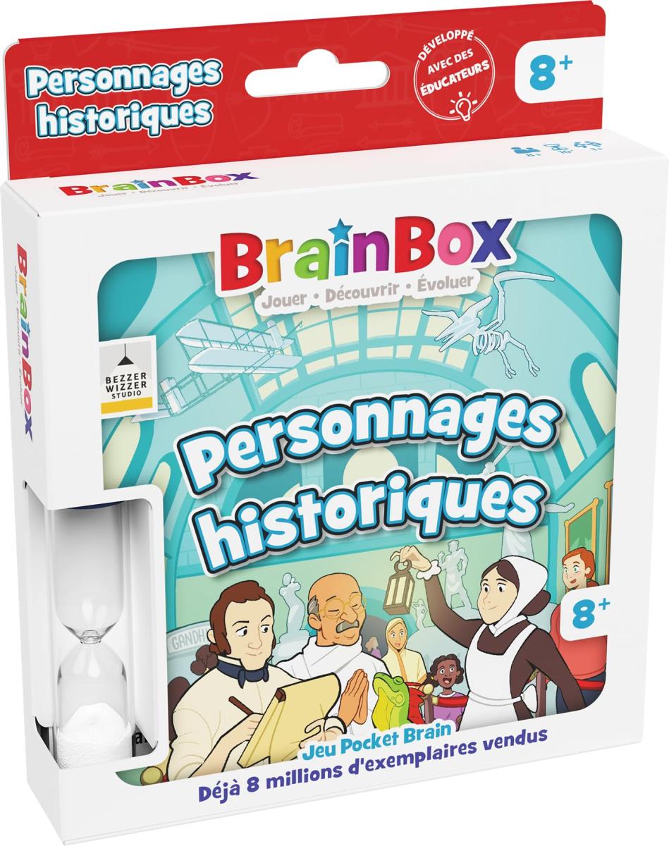 BrainBox Pocket : Personnages Historiques - Jeu de cartes