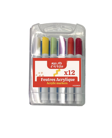 Feutres acrylque X 12 - MGM