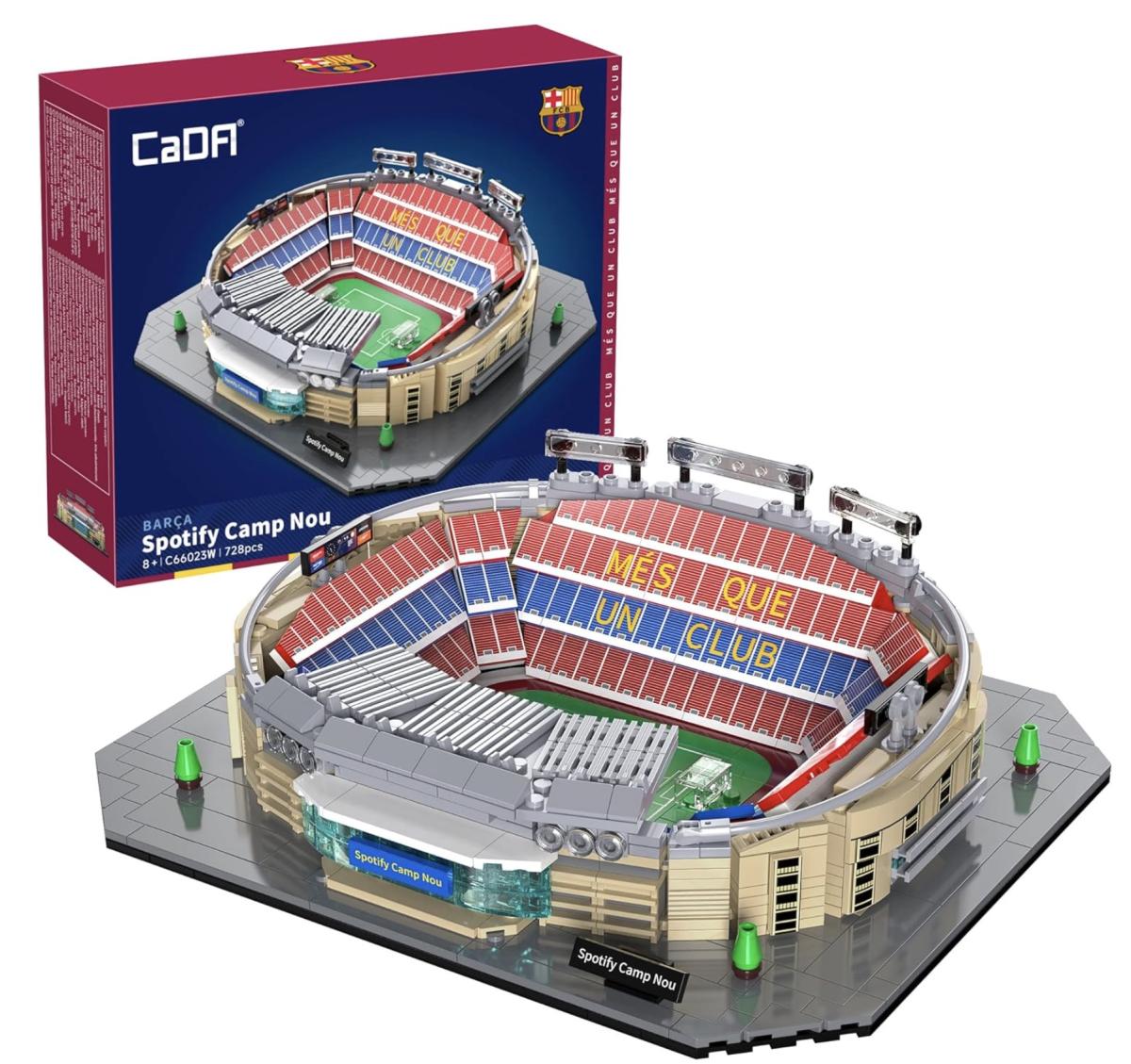Stade F.C. Barcelona Camp NOU - 723 pieces - Replique a l echelle du Stade