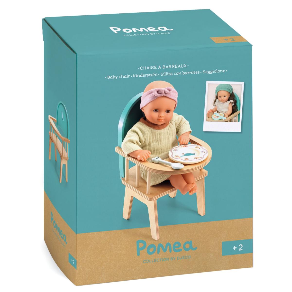 Chaise à barreaux pour poupon de 30cm