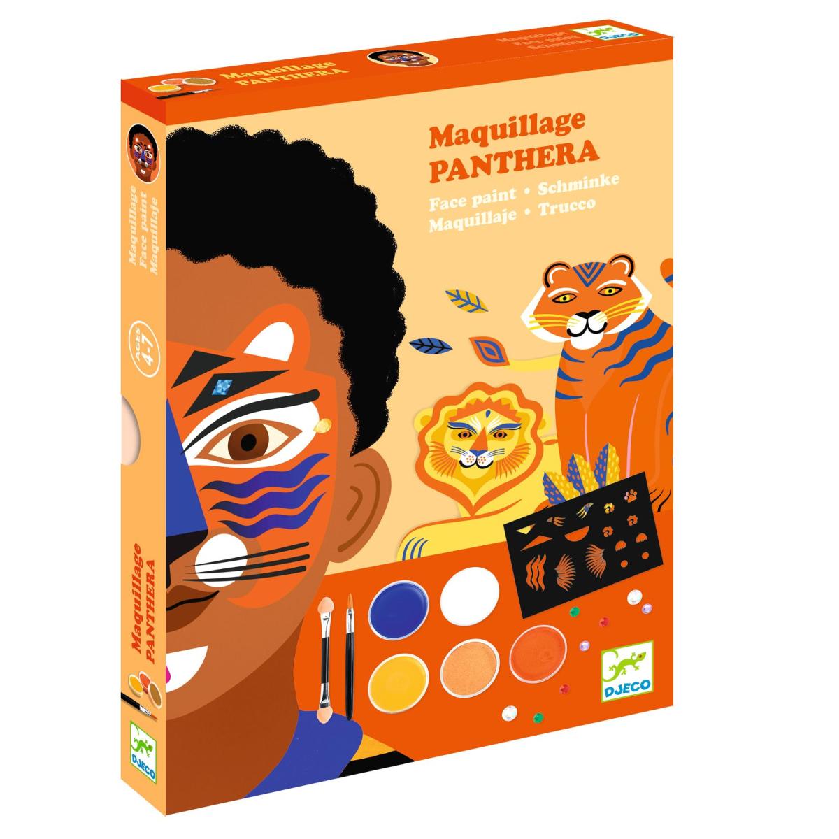 Coffret maquillage avec accessoires Panthera