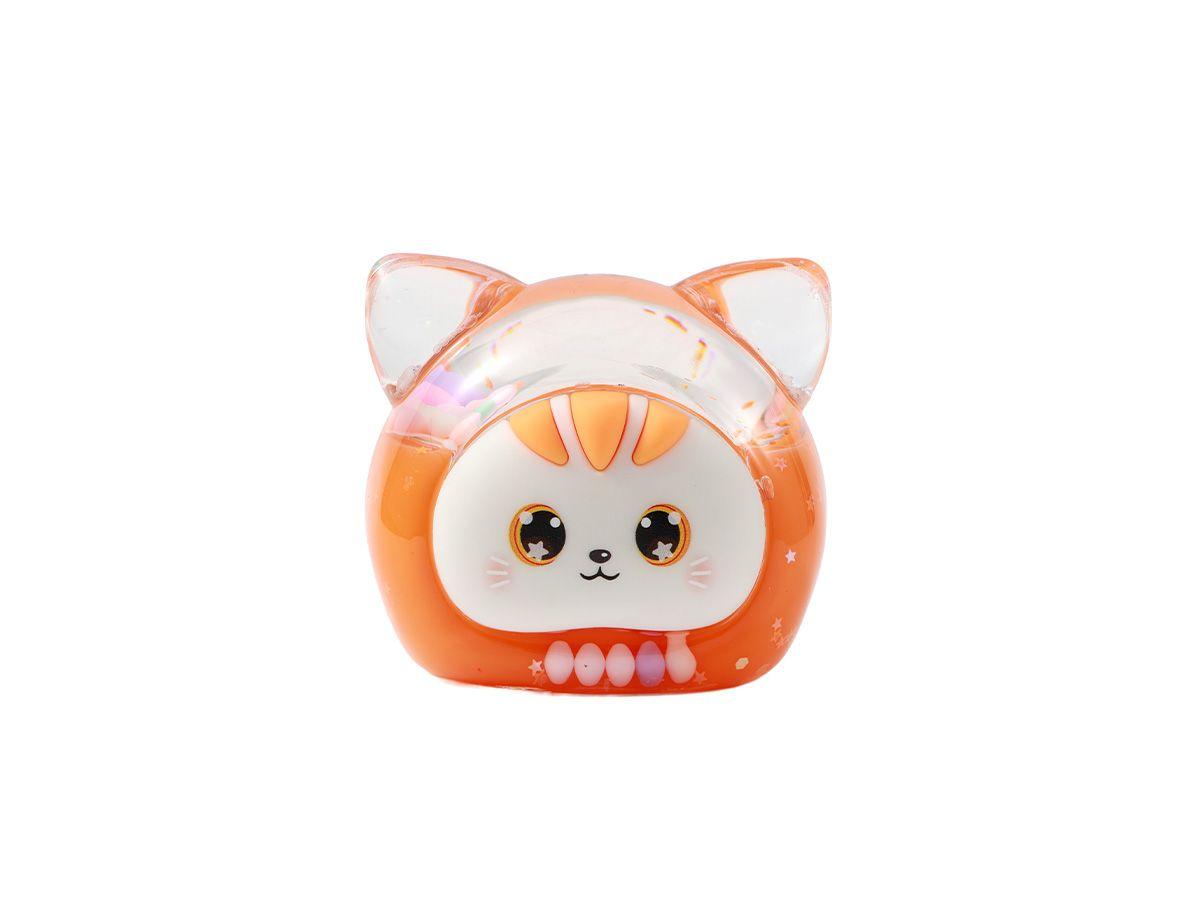 Boule a neige Bubblehead chat Orange
