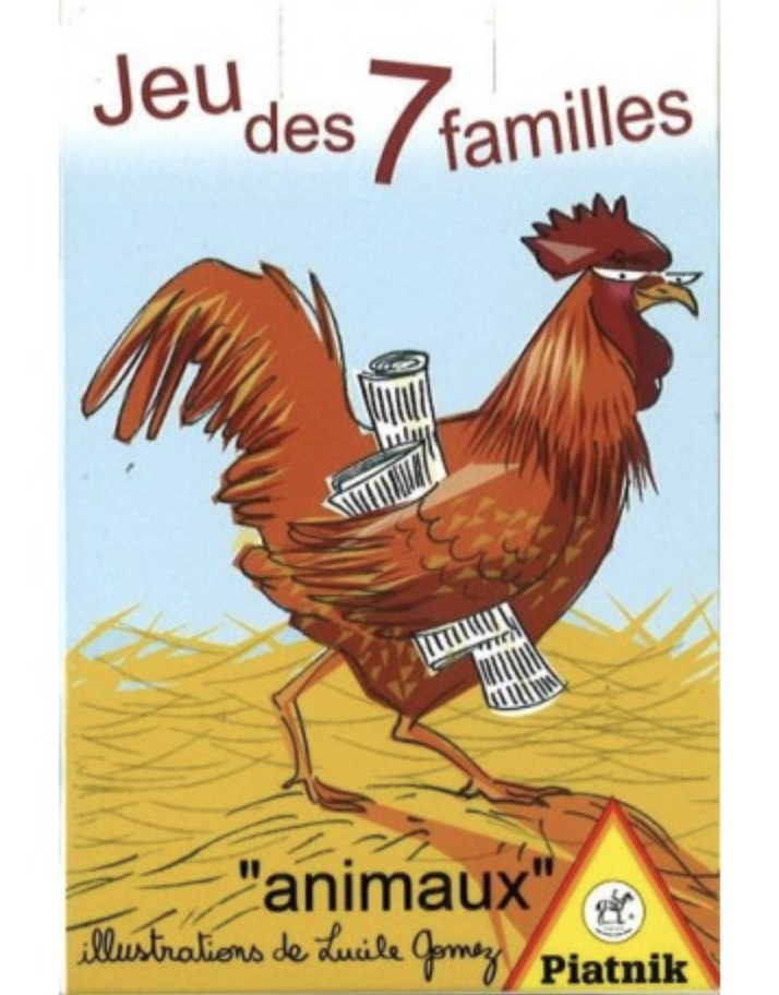 Jeu des 7 familles - animaux de la ferme