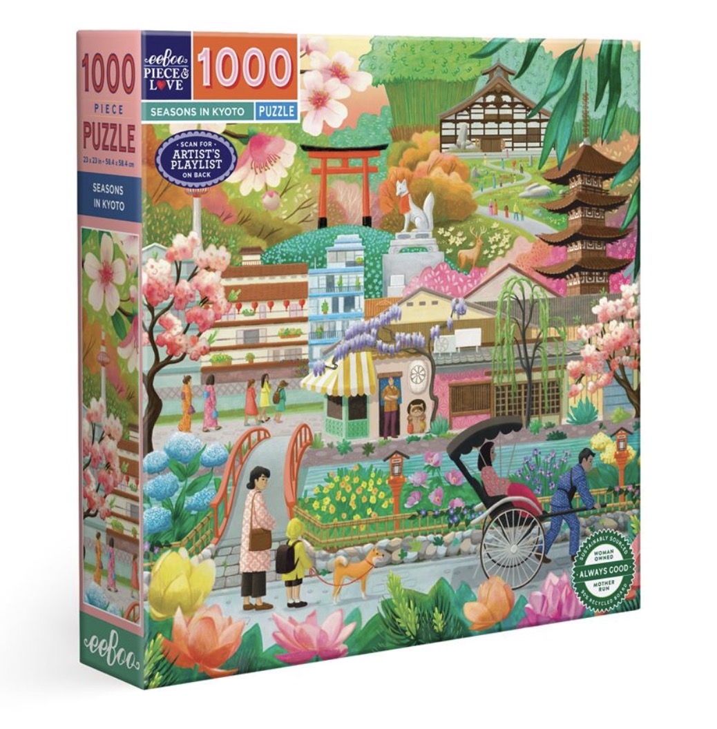Puzzle 1000 pieces - Seasons in Kyoto