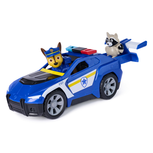 Pat Patrouille - Vehicule Figurine Chase et raton laveur - Search and Rescue Mission Detectives