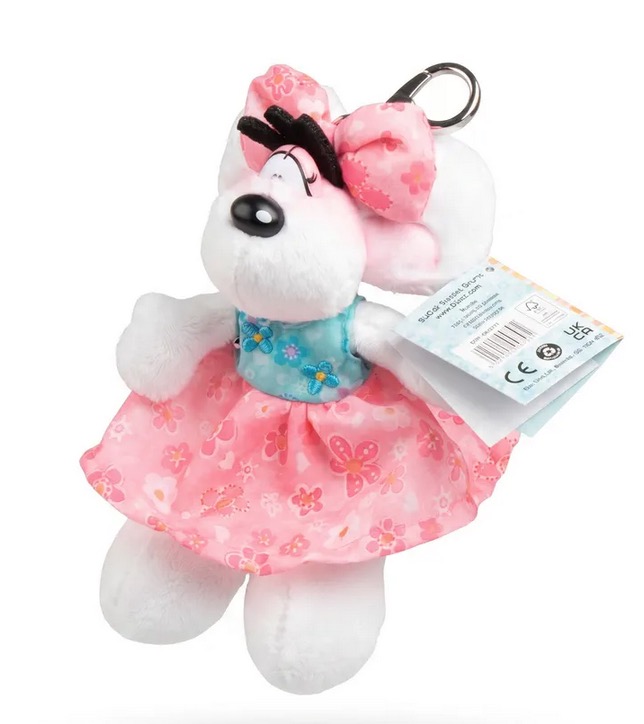 Porte-cles peluche Diddlina robe summer 15cm