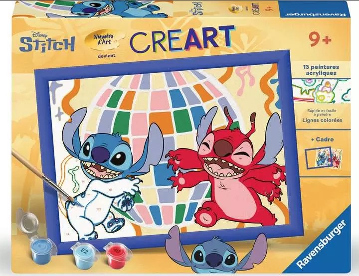 CreArt Kids 18x24cm Disney Stitch et Leroy
