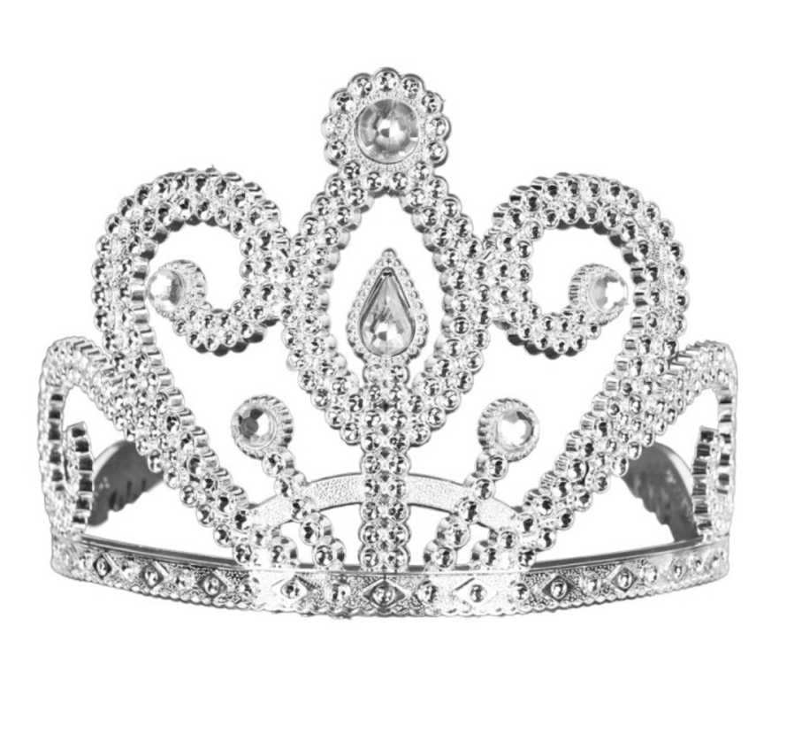 Diademe reine argente - Party pro