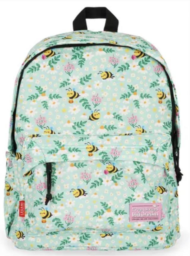 My backpack - sac a dos - Bee green