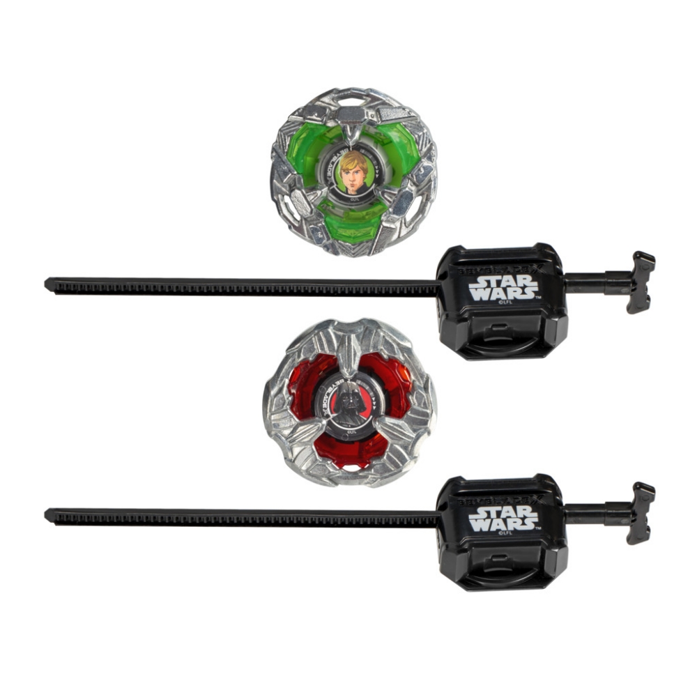 Beyblade X et Star Wars Collab Luke Skywalker 4-80B vs. Darth Vader 4-60B