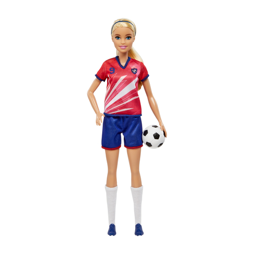 Poupee Barbie Footballeuse Blonde