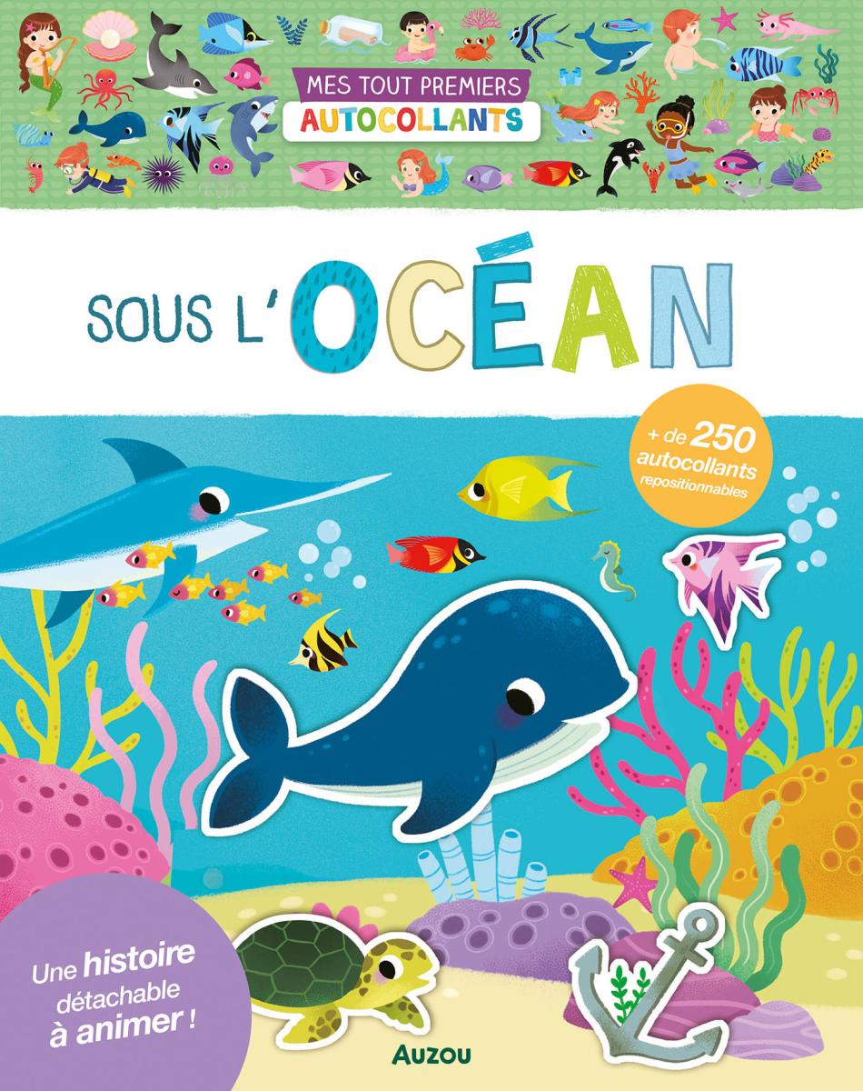 mes tout premiers autocollants - sous l'océan