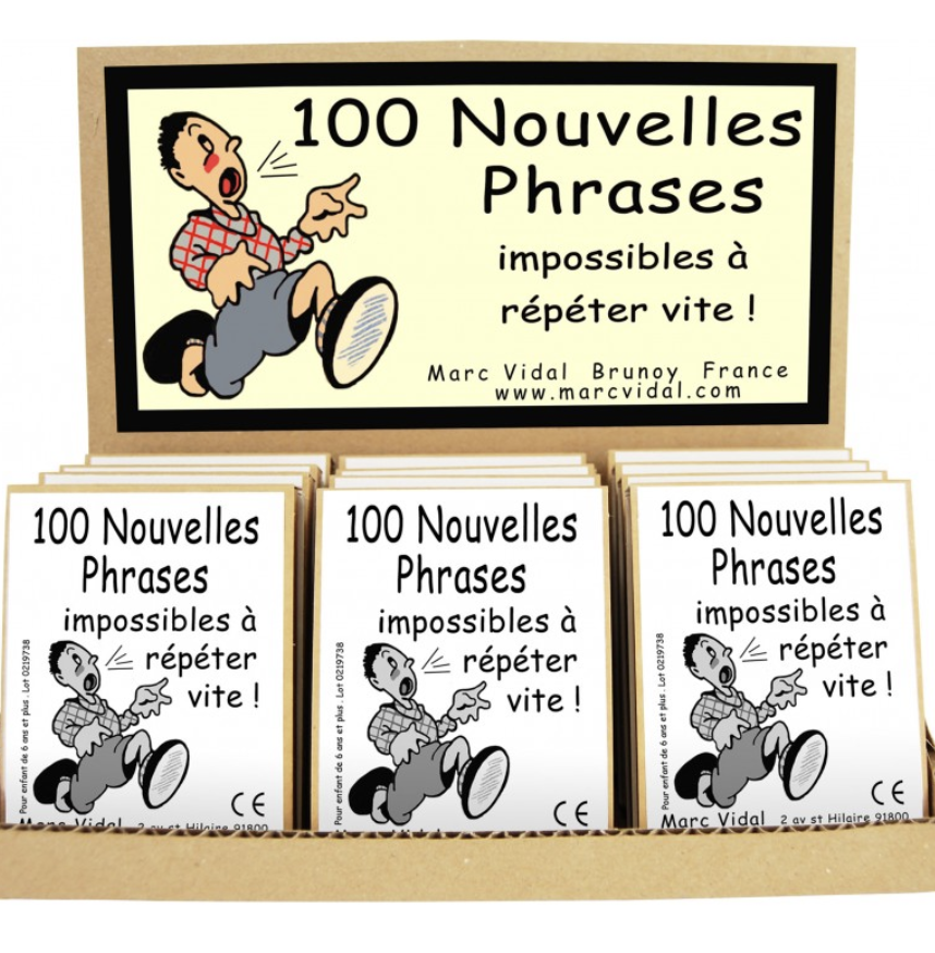 100 nouvelles phrases impossibles a repeter - Marc Vidal