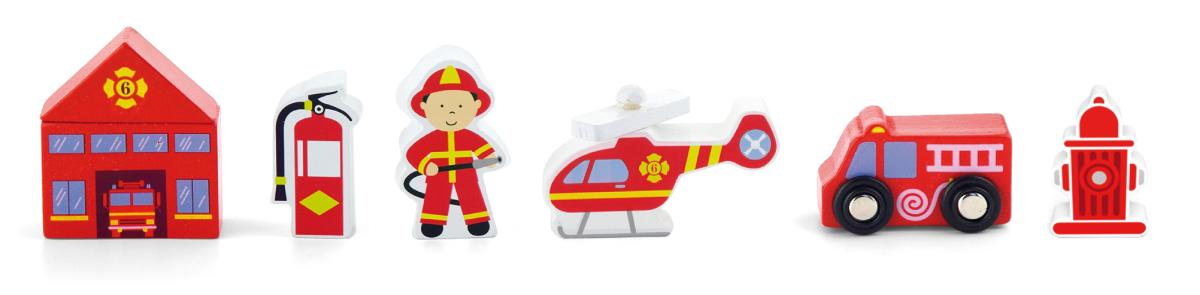 Viga 50815 Accessoire de circuit de train - Caserne de pompiers